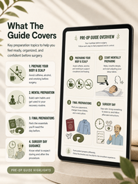 Hair Transplant Pre-Operation Preparation Guide