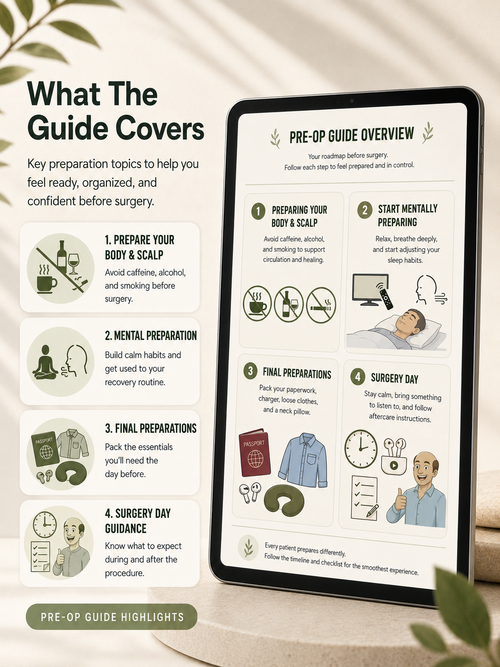 Hair Transplant Pre-Operation Preparation Guide